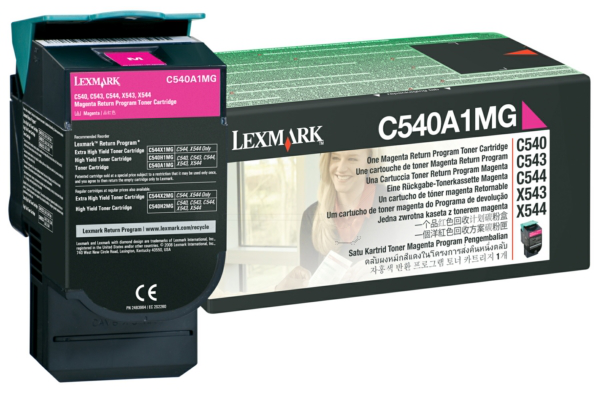 Original Lexmark C540A1MG Toner Magenta ( A-Ware )