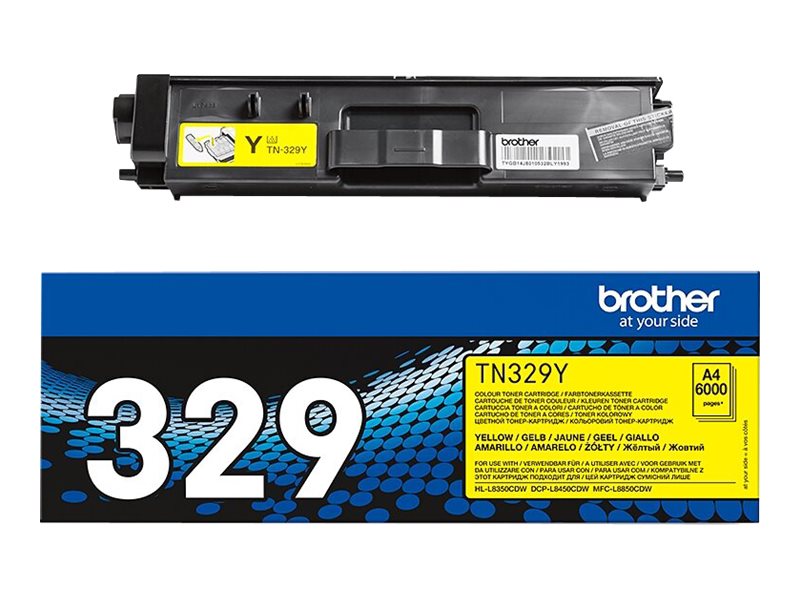 Original Brother TN329Y Toner Gelb XXL