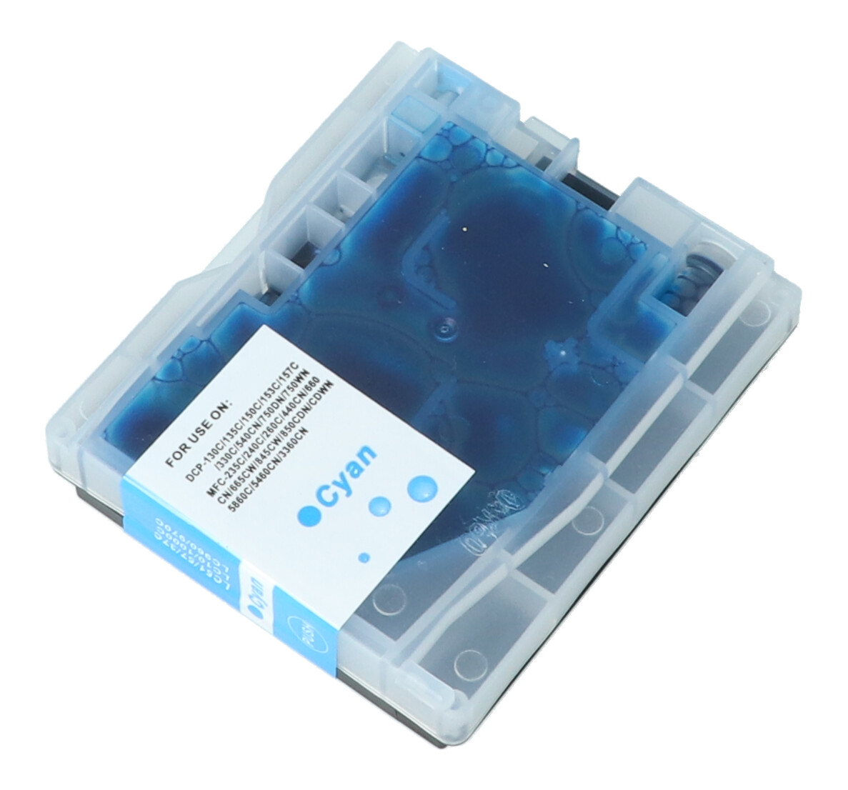Tonoo® Tinte ersetzt Brother LC1000C Cyan