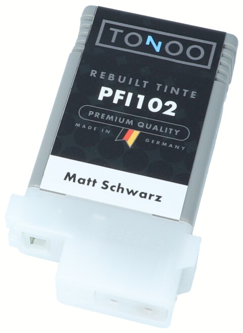 Tonoo® Tinte ersetzt Canon 894B001 | PFI102MBK Matt Schwarz