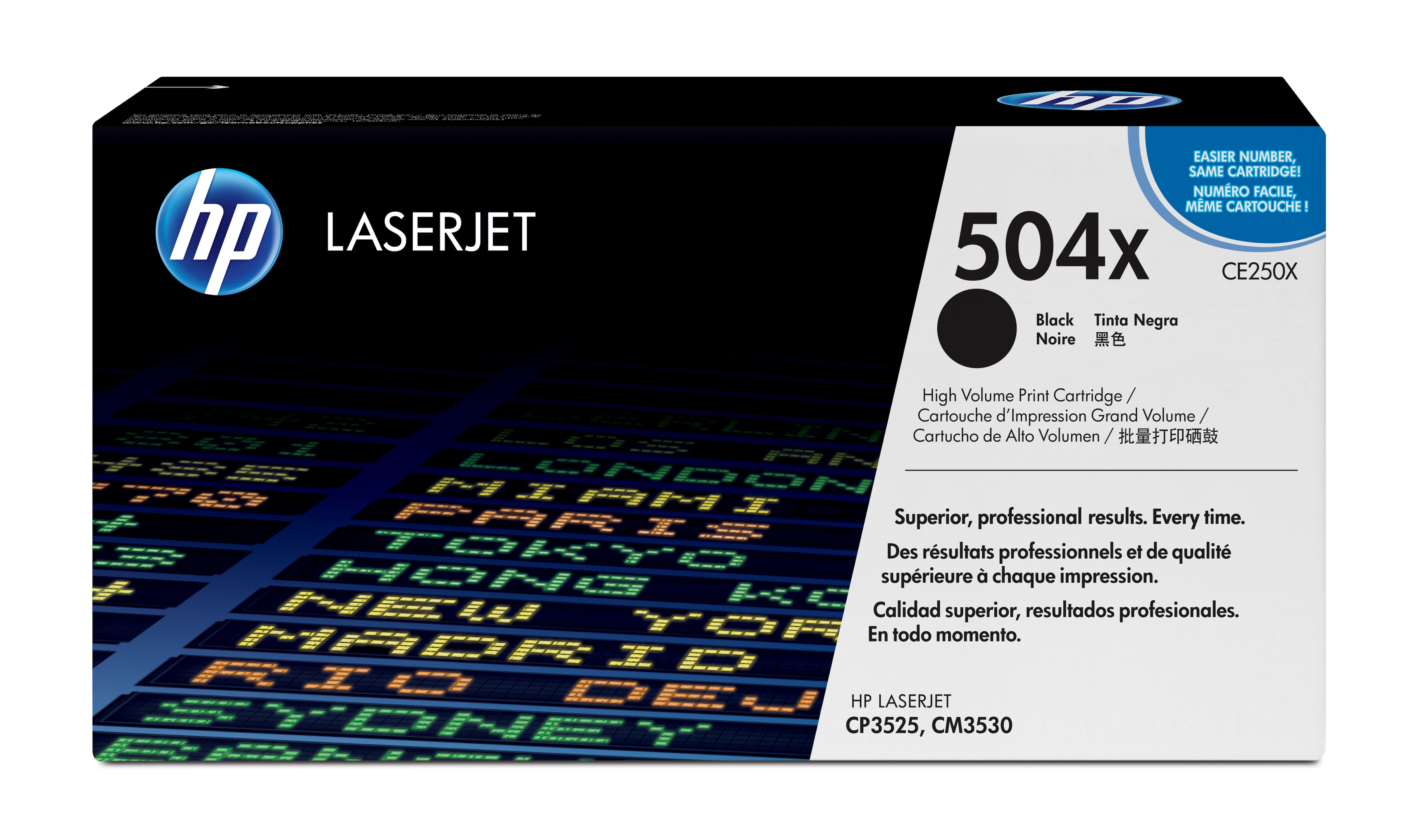 Original HP CE250X | 504X Toner Schwarz XL