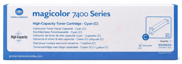 Original Konica Minolta 8938624 Toner Cyan