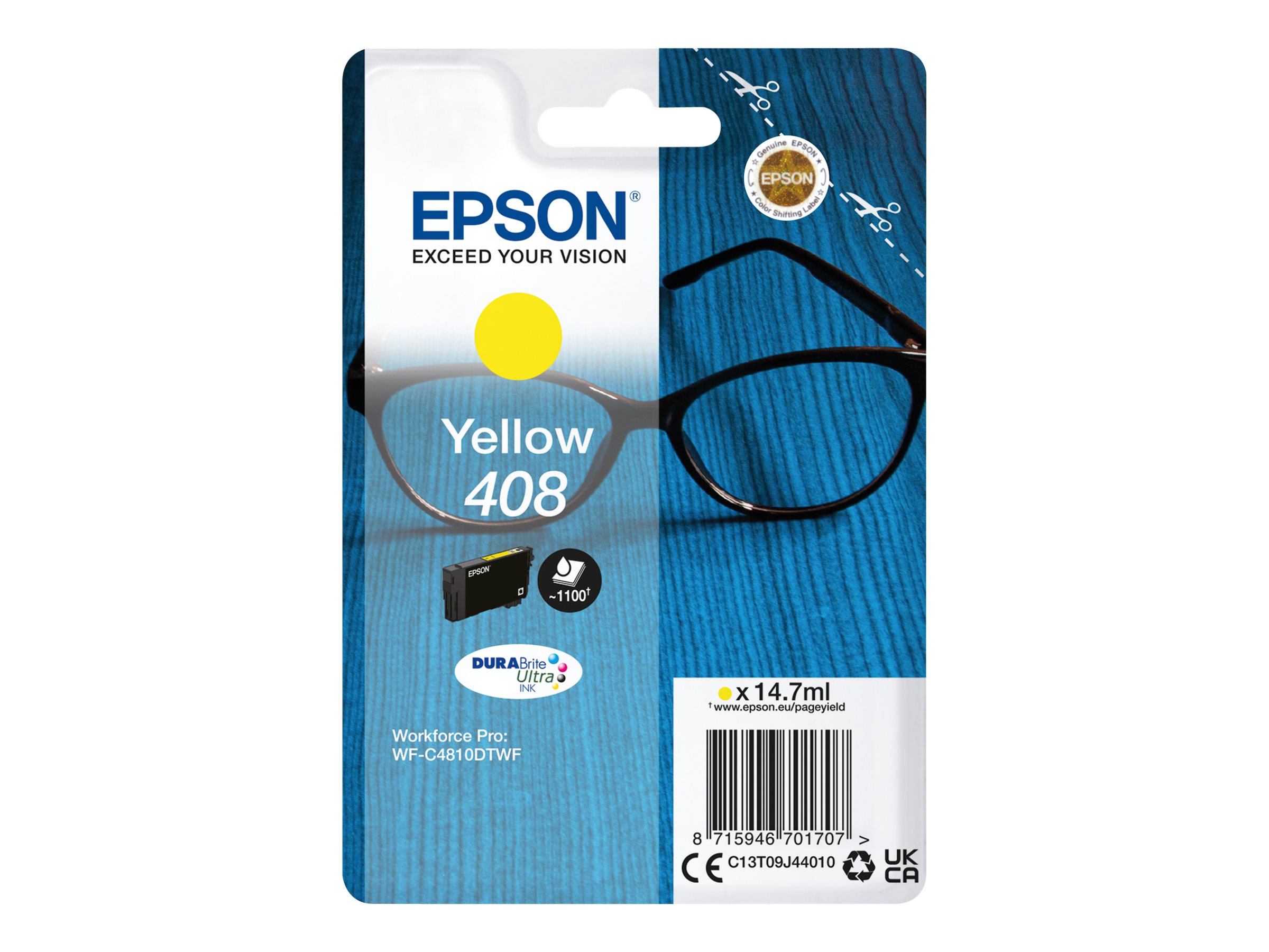 Original Epson 408 | C13T09J44010 Tinte Gelb