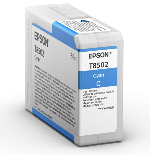 Original Epson C13T850200 | T8502 Tinte Cyan