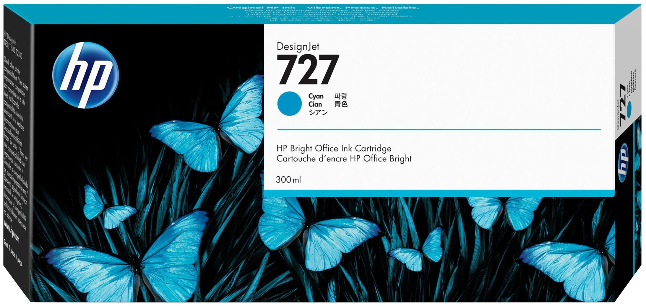 Original HP 727 | F9J76A Tinte Cyan XL
