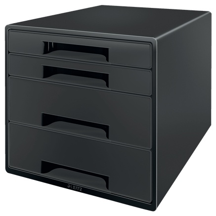 Leitz Schubladenbox | Schwarz/Grau | Kunststoff (53720095)