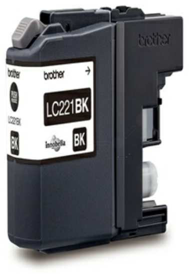 Original Brother LC221BK Tinte Schwarz