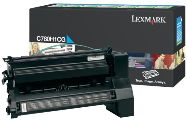 Original Lexmark C780H1CG Toner Cyan XL ( A-Ware )