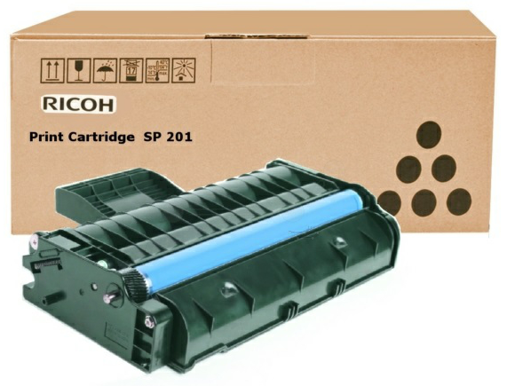 Original Ricoh 407999 / TYPESP201E Toner Schwarz