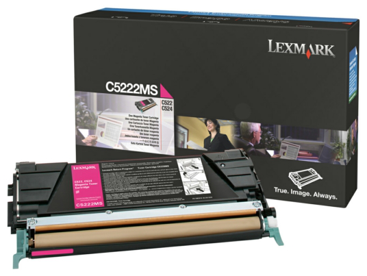 Original Lexmark C5222MS Toner Magenta