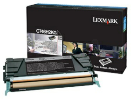 Original Lexmark C746H2KG Toner Schwarz