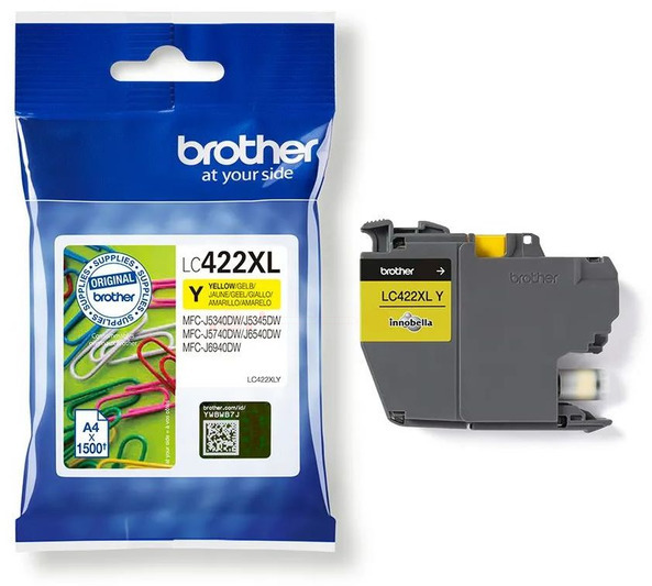 Original Brother LC422XLY Tinte Gelb XL