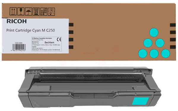 Original Ricoh 408353 Toner Cyan