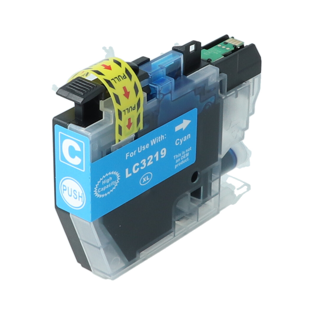 Tonoo® Tinte ersetzt Brother LC3219XLC Cyan XL