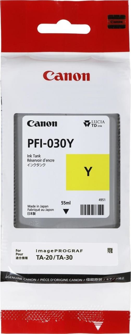 Original Canon PFI030Y | 3492C001 Tinte Gelb