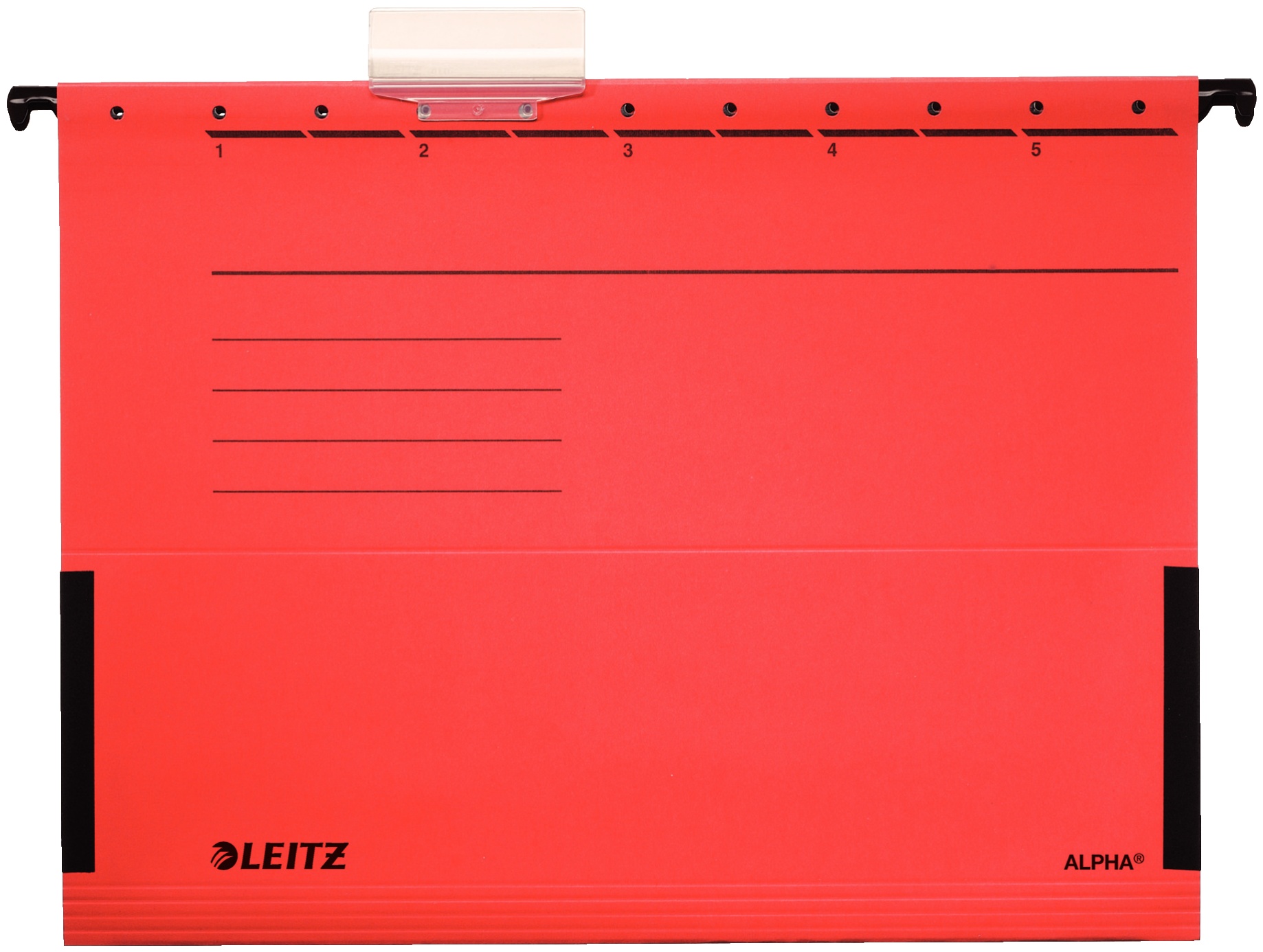 Leitz Hängetasche ALPHA 1986 | DIN A4 | Rot | 5er-Pack