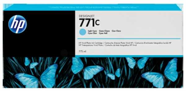 Original HP 771C | B6Y12A Tinte hell Cyan ( 2025 )