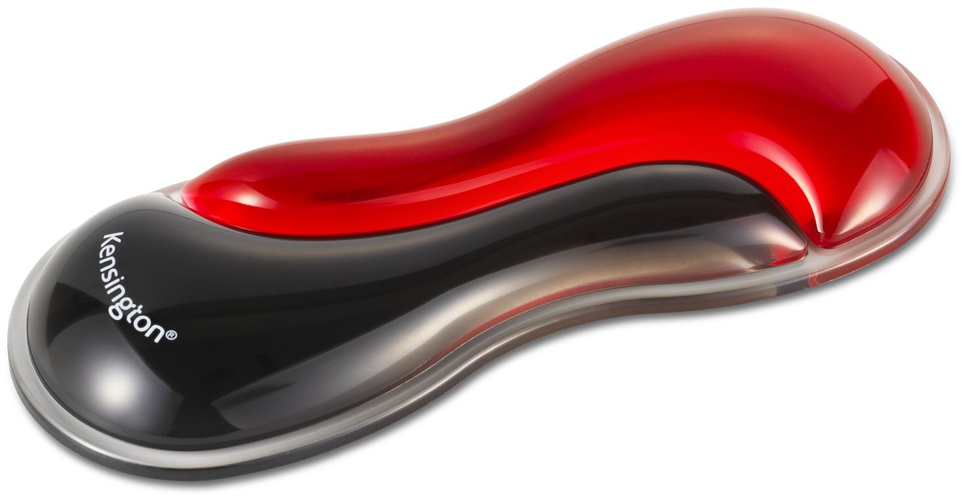 Kensington Slim Duo Gel Handballenauflage für Maus | Gel | Rot