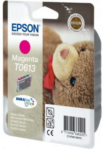 Original Epson T0613 | C13T06134010 Tintenpatrone Magenta ( 2024 )