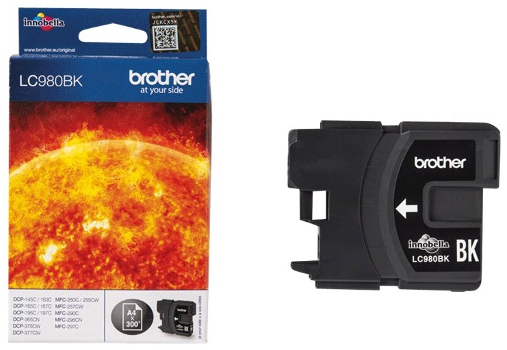 Original Brother LC980BK Tinte Schwarz