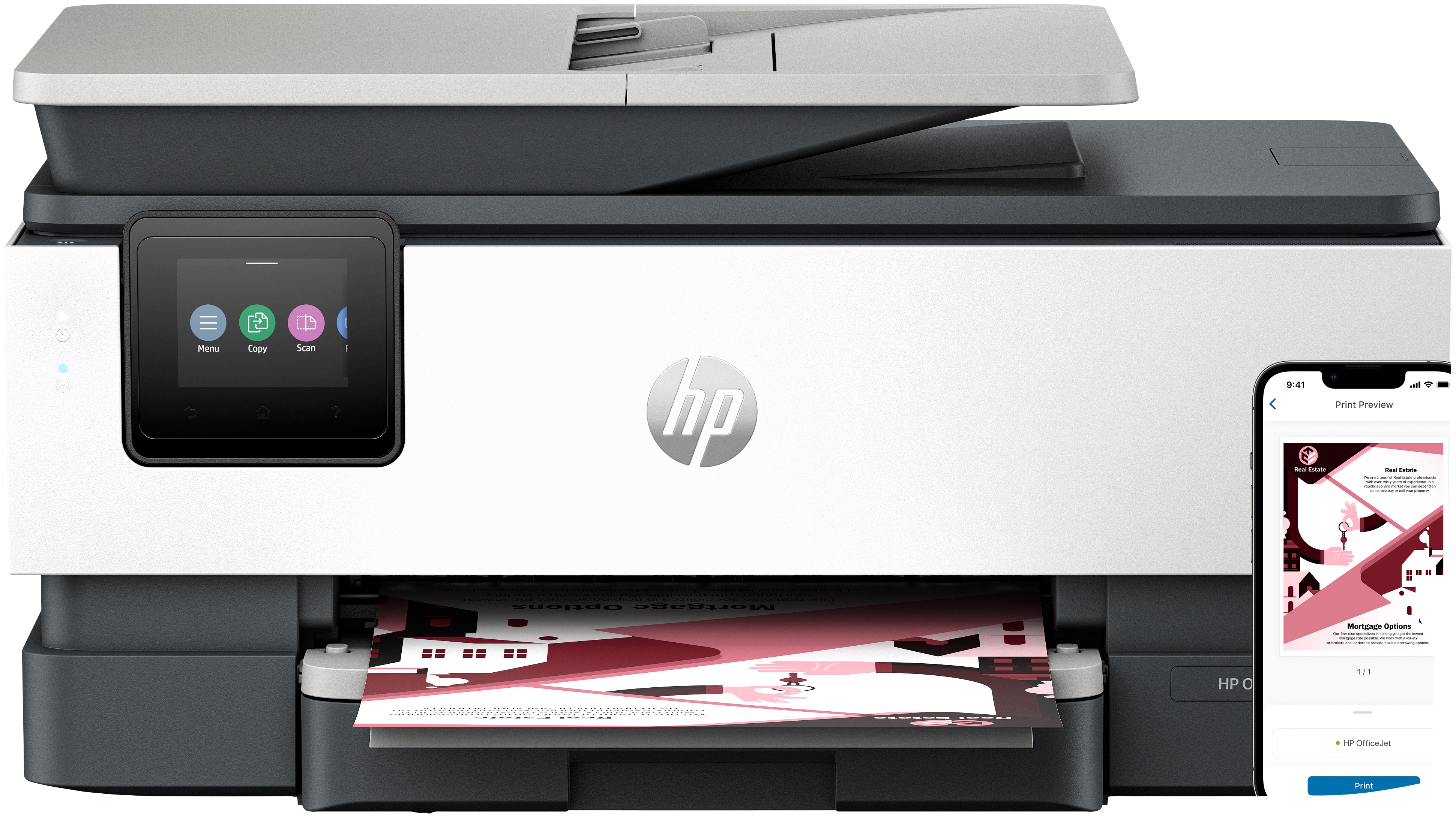 HP OfficeJet Pro 8122e Farb Tinten Multifunktionsdrucker | A4 | 20 S./Min | Duplex | WLAN