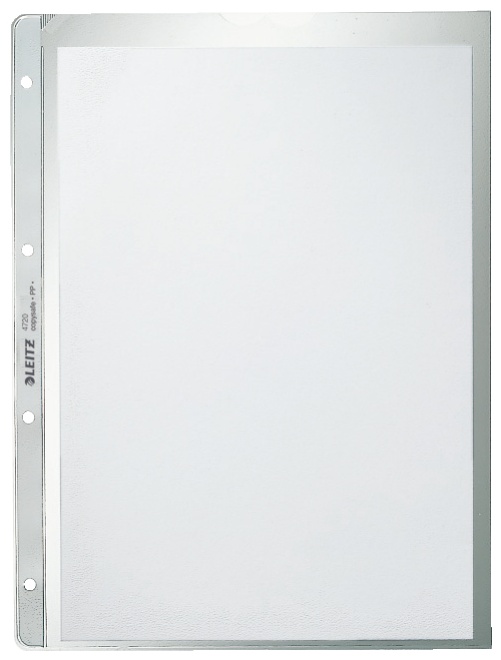 Leitz Prospekthülle 4720 | DIN A4 | genarbt | 0,13 mm | 100er-Pack