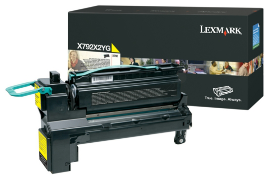 Original Lexmark X792X2YG Toner Gelb