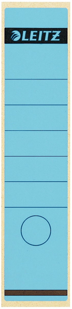 Leitz Ordneretiketten 1640 | Blau | für 8 cm Rücken | 10er-Pack