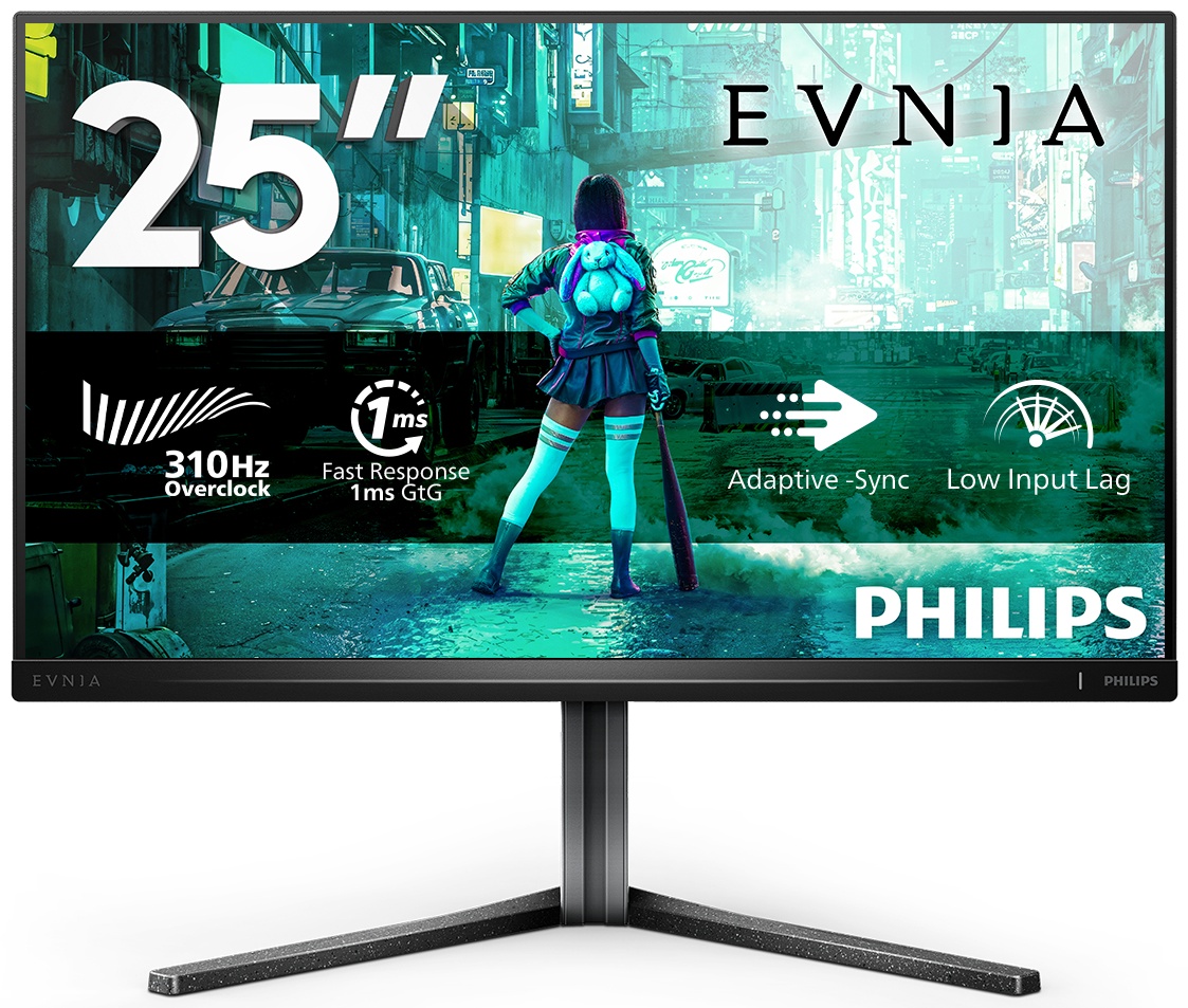 Philips Evnia 3000 | 25M2N3200U/00 Monitor 24,5 zoll | 62,2 cm | Full HD | 1920 x 1080 | Schwarz