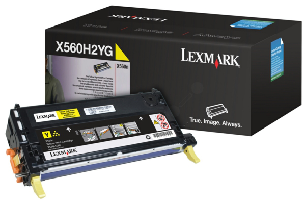 Original Lexmark X560H2YG Toner Gelb