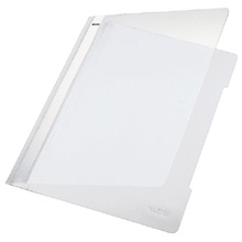 Leitz Schnellhefter 4191 | DIN A4 | PVC | Weiß | 25er-Pack