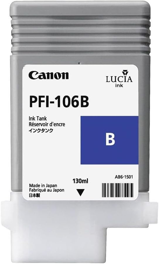 Original Canon PFI106B | 6629B001 Tinte Blau ( 03.2024 )