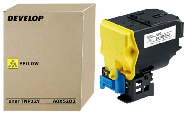 Original Develop TNP22 Y | A0X52D2 Toner Gelb