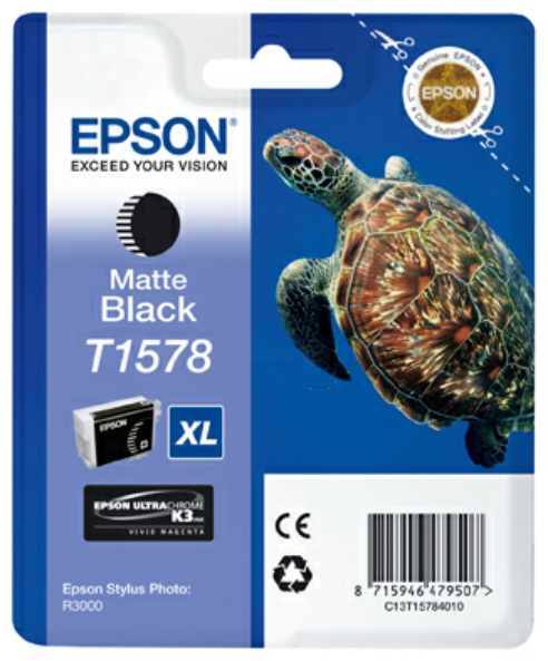 Original Epson T1578XL | C13T15784010 | C13T15784N10 Tinte matt Schwarz