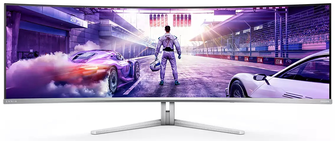 Philips Evnia 8000 | 49M2C8900L/00 Curved-Monitor 48,9 zoll | 124,2 cm | DQHD | 5120 x 1440 | Weiß