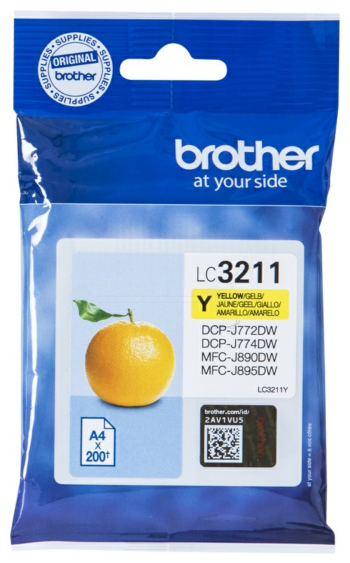 Original Brother LC3211Y Tinte Gelb