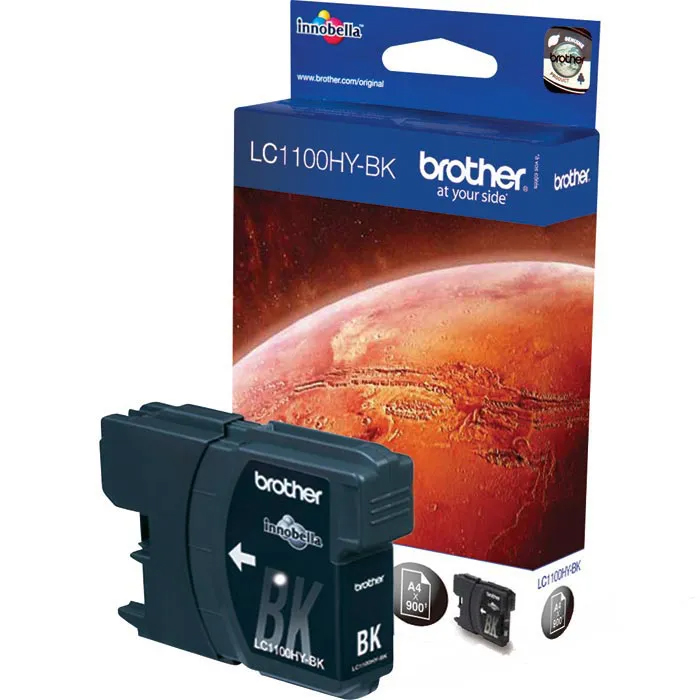 Original Brother LC1100HYBK Tinte Schwarz XL