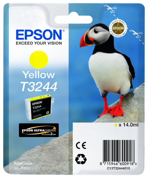 Original EPSON T3244 gelb Tintenpatrone