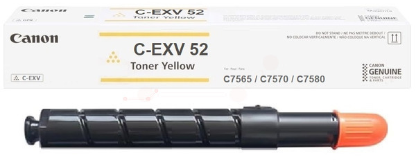 Original Canon CEXV52 | 1001C002 Toner Gelb