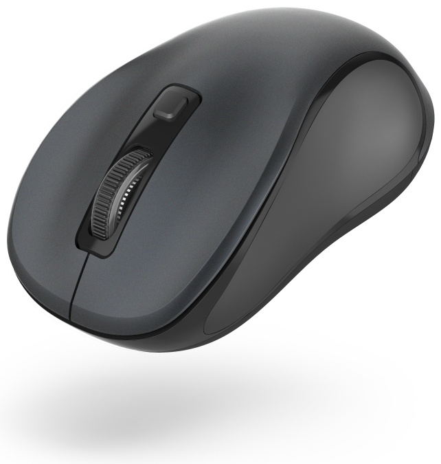 Hama Canosa V2 Maus | Bluetooth | AA-Batterie | 3 Tasten | 1600 dpi | Beidhändig | Anthrazit