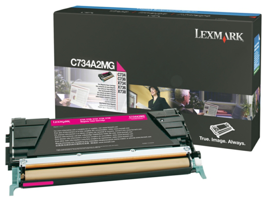 Original Lexmark C734A2MG Toner Magenta