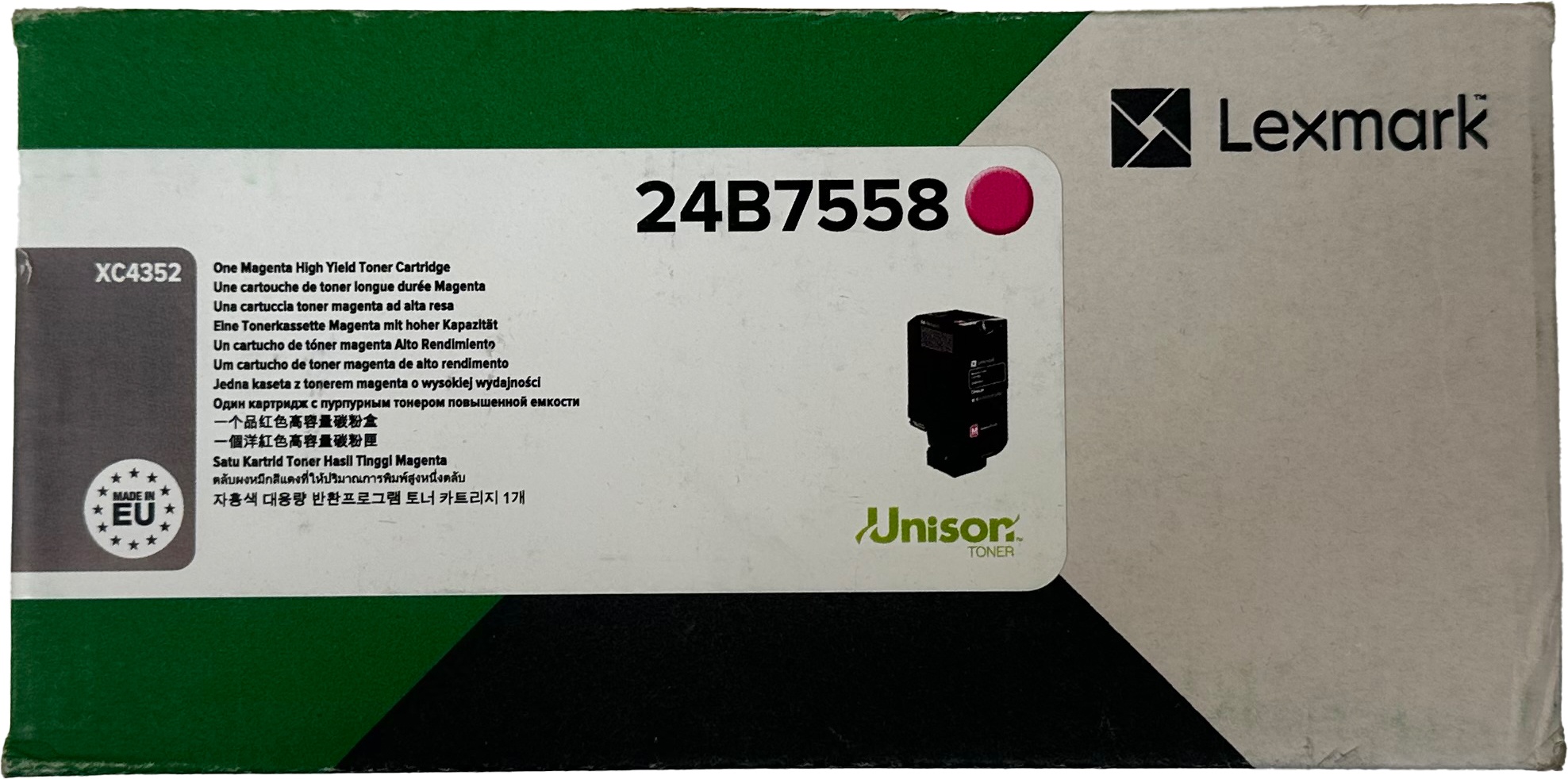 Original Lexmark 24B7558 Toner Magenta