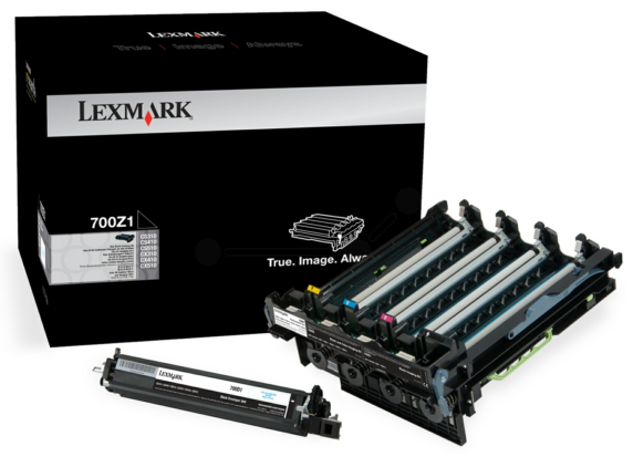 Original Lexmark 70C0Z10 | 700Z1 Trommel Schwarz ( B-Verpackung )