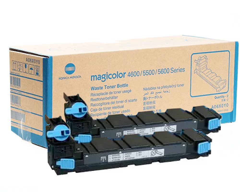 Original Konica Minolta A06X0Y0 Resttonerbehälter ( 2 Stück )