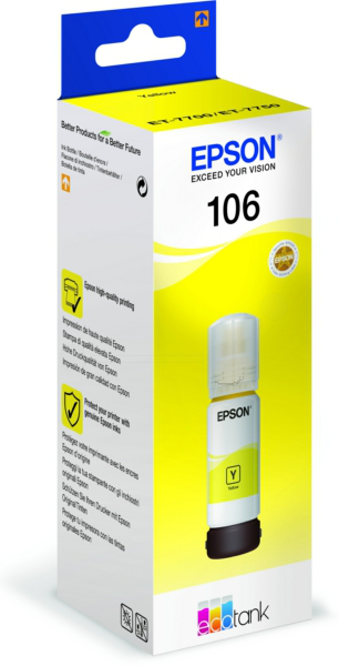 Original Epson 106 | C13T00R440 Tintenflasche Gelb