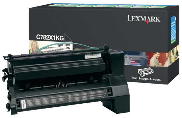 Original Lexmark C782X1KG Toner Schwarz XL