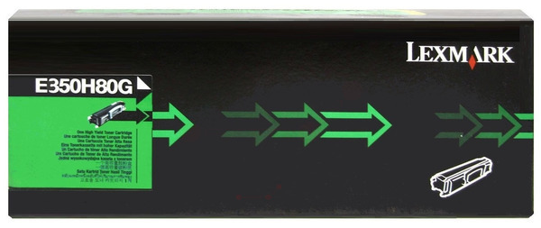 Original Lexmark E350H80G Toner Schwarz