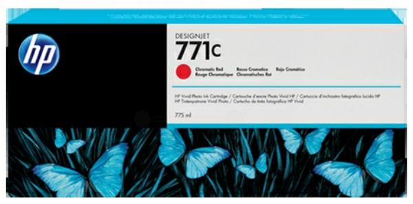 Original HP 771C | B6Y08A Tinte Chromatisches Rot ( 04.2026 )