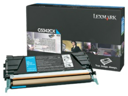 Original Lexmark C5342CX Toner Cyan