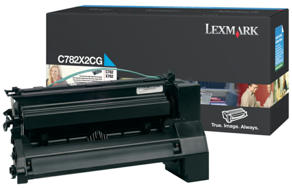 Original Lexmark C782X2CG Toner Cyan